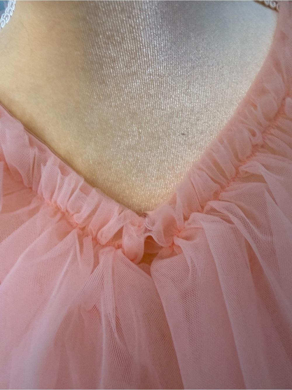 Kate Hewko Pale Pink Tulle Bolero Shrug - Picture 5 of 6